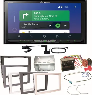 Produktbild von Pioneer AVH-Z9200DAB Carplay Einbauset für Opel Astra H Corsa D Zafira B Antara