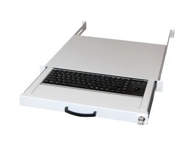 Zdjęcie produktu dla aixcase AIX-19K1UKDETB-W, Pełnowymiarowy (100%), Przewodowa, USB + PS/2, QWERTZ, Biały