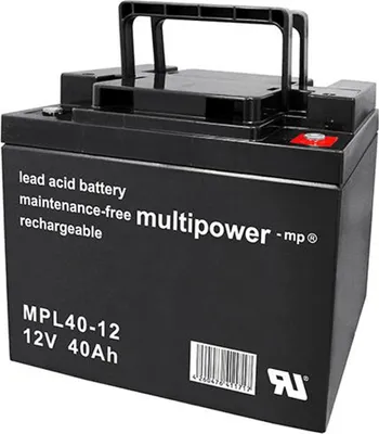 Produktbild von Multipower Blei-Akku MPL40-12 Pb 12V / 40Ah 10-Jahresbatterie