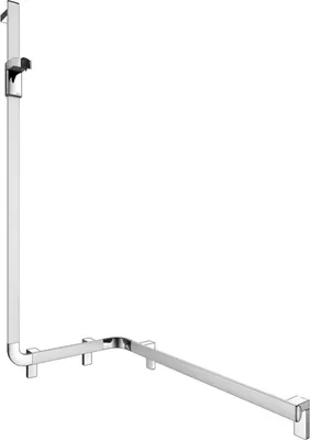 Produktbild von Keuco Duschhandlauf AXESS AL si-el/vc, 850mm, m BrSt, li Ausf