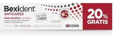 Image de Isdin Bexident Anticaries Dentifrice 125ml