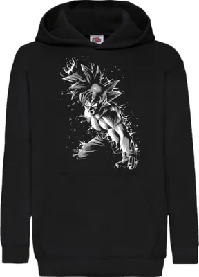 Immagine prodotto di Felpe con cappuccio per bambini Dragon Anime Manga Ball Z Goku 18, 7-8 Jahr - 128 / Noir