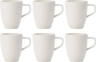 Produktbild von Villeroy & Boch Artesano Original Becher mit Henkel 380ml 6er Set weiß Porzellan