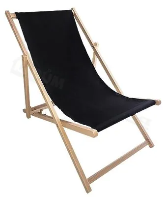 Produktbild von Gartenliege „Klassiker“ – Schwarz