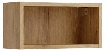 Image de Meuble de rangement salle de bain VANO 40 cm chêne suspendu avec niche