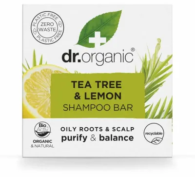 Zdjęcie produktu dla Dr. Organic Tea Tree und Zitronenfestes Shampoo 75g