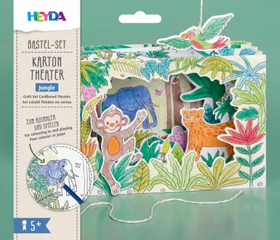 Obrázek produktu pro Heyda 204870778 Karton-Theater Set Dschungel