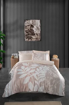 Produktbild von L'Essentiel Linge de Maison, 480, Super-King-Size-Bettbezug-Set (EU) (IT), Creme, 100 % POLYESTER-MICROSATIN, 260 x 220 cm