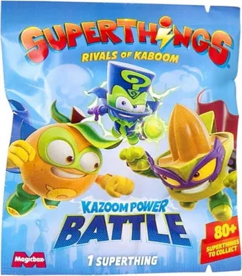 Immagine prodotto di Magic Box | Super Things Kazoom Power Battle - Figura singola - 2,5 cm - Sorpresa emozionante - Per bambini dai 3 anni in su