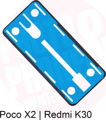 Produktbild von Xiaomi Redmi K30 Poco X2 Akkudeckel Klebefolie Kleber Backcover Rahmen Adhesive Dichtung Batterie