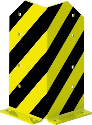Produktbild von Meta Rammschutzecke Rack schwarz/gelb inkl.Anker