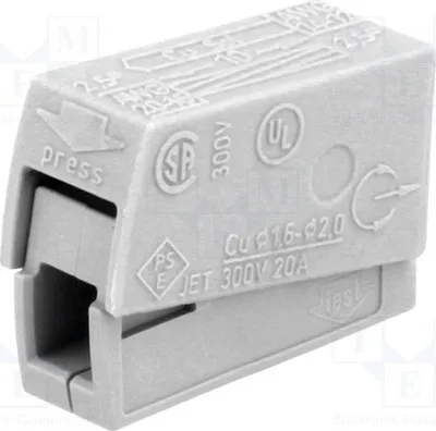 Produktbild von 5x Installation Schnellklemm 0,5÷2,5mm2 400V  24A 224-101 Schnell-Anschlüsse