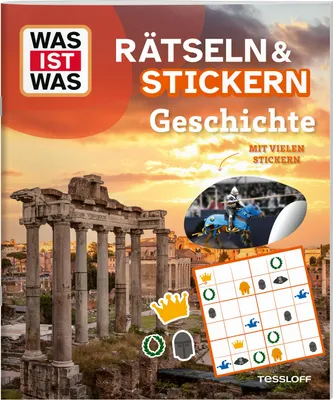 Produktbild von Was ist was WAS IST WAS Rätseln und Stickern: Geschichte