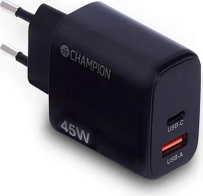 Immagine prodotto di Caricabatterie 45W PD/QC Nero