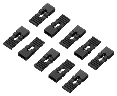 Jumper Cap 2,54 mm Steckbrücke, 40 Stück, Schwarz