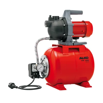 Produktbild von AL-KO Hauswasserwerk HW 600 ECO (580 W Motorleistung, 3.000 l/h, max. Fördermenge, 35 m max. Förderhöhe, 19 l Druckkessel)