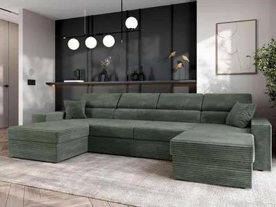 Obrázek produktu pro Sedací souprava do U AMIRA - khaki