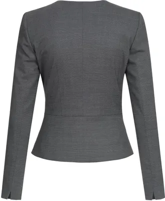 Produktbild von Greiff Modern WITH 37.5® Damen Kurzblazer Slim-Fit Schwarz PINPOINT 32