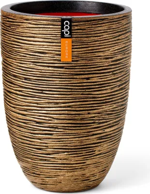Produktbild von Capi Europe Gefäß elegant niedrig Rib NL - 34x46 - Gold