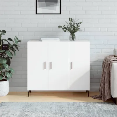 Obrázok produktu pre vidaXL Príborník biely 90x34x80 cm Drevo