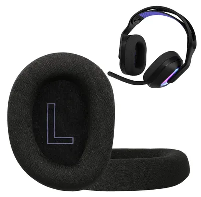 Produktbild von kwmobile 2x Mesh Polyester Ohr Polster für Logitech G G522 LIGHTSPEED Ohrpolster - Ersatz Ohrpolster - Kopfhörer Ersatzteile - Kopfhörer Ersatzpolster
