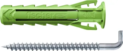Obrázek produktu pro Fischer 8x SX Plus Green 6 x 30 WH rozšiřující zástrčka s úhlovým háčkem - 567871