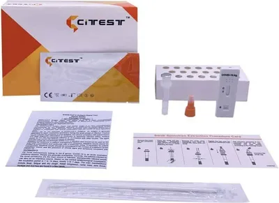 Produktbild von CITEST Diagnostics COVID-19 Antigen Rapid Test (Swab) Laientest AT1350/21 - Selbsttest – 25er Pack- CE 1434