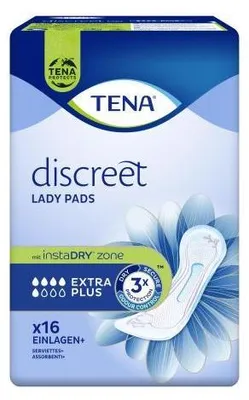 Produktbild von TENA Lady Discreet Extra Plus Inkontinenz Einlagen, 96 St. Einlagen