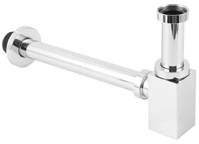 Obrázek produktu pro sklokeramikaO - Sifon umyvadlový - 5/4" - nerezová ocel - DN32 mm - chrom