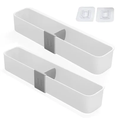 Produktbild von Schuhregal Wandmontage, 2 Stück, platzsparend, für Schlafzimmer und Badezimmer