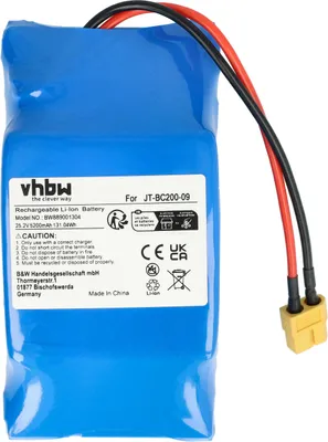 Produktbild von vhbw Akku Ersatz für Jetech BC204-04 für E-Scooter, Hoverboard (5200 mAh, 25,2 V, Li-Ion)
