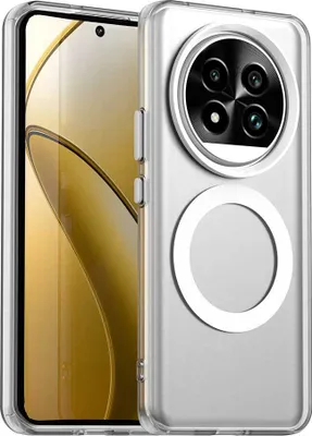 Obrázek produktu pro Magnetické pouzdro pro Realme 13 Pro+ 5G, tenké matné průsvitné nárazuvzdorné pouzdro Bílý