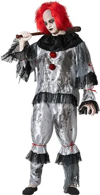 Immagine prodotto di Travestimento da clown grigio per adulti - XS/S