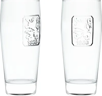Produktbild von TSV 1860 München Bierkrug Relief 2er-Set