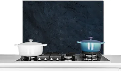 Produktbild von KitchenYeah®  Spritzschutz Küche - Küchenrückwand - Wandschutz für Herd und Spüle - Beton - Zement - Textur 80x55 - Alu-Dibond (Alternative zum Spritzschutz aus Glas) - Hitzebeständig - Herdspritzschu