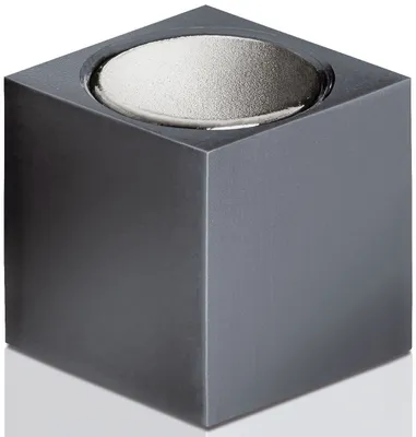 Image de Sigel® GL724 Aimant SuperDym C5 design Cube - Strong, gris/cuivre/or, 11x11x11mm, 3 pièces