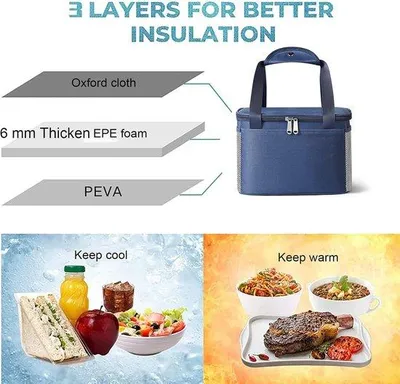 Produktbild von Klein blauer Reisebeutel aus Wasserfestem Material