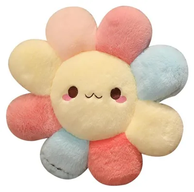 Blumenkissen Gänseblümchen Deko Sitzkissen 43 cm
