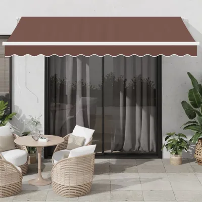 Produktbild von Möbel Markise Automatisch mit LED Braun 350x250 cm - Markisen 3215378