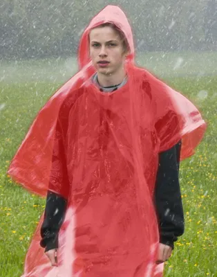 Produktbild von Origin Outdoors Festival / Notfall Poncho rot