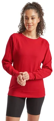 Produktbild von Fruit of the Loom - Sweatshirt Leicht für Damen Raglanärmel LT1389 (S) (Rot)
