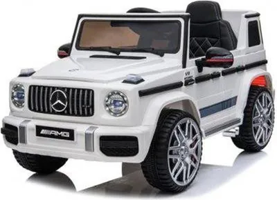 Image de Voiture électrique pour enfants Mercedes G63 AMG blanche