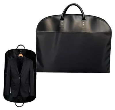 Produktbild von Wasserdichte Reisetasche für Herren – Anzugtasche aus Leder und Oxford-Stoff, Organizer-Tasche