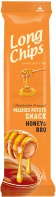 Produktbild von Long Chips Honey & BBQ 75g