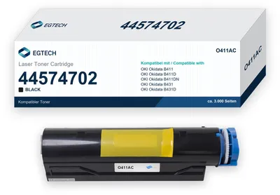 Produktbild von Toner kompatibel mit OKI 44574702 Okidata B411 B411D B411DN B431 B431D B431DN