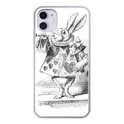 Produktbild von MuchoWow® Handyhülle Schutzhülle Hülle für iPhone 11 Alice im Wunderland Silikon Softcase Handy Hülle - Handytasche