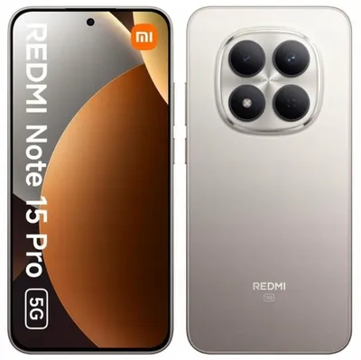 Zdjęcie produktu dla Xiaomi Redmi Note 15 Pro Tytan 256GB 8GB RAM 6.83" AMOLED 200MP 5G Dual SIM
