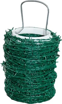 Produktbild von Stacheldraht grün - Draht 2,8 mm - Länge: 100 m