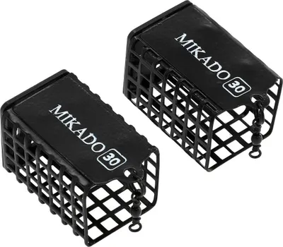 Produktbild von Mikado Quadratischer Futterspender 2 Einheiten Schwarz 120 g Schwarz 120 g
