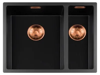 Produktbild von Togo Spülbecken 3415BQ-FU-Copper / Kupfer Schwarz